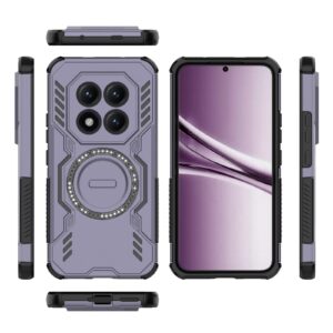 Xiaomi Redmi Note 15 Pro+ 5G Butterfly Armor MagSafe Magnetic Ring Shockproof Purple-Θήκη Σκληρή