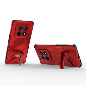 Xiaomi Redmi Note 15 5G Punk Armor 2 in 1 PC + TPU with Holder Red-Θήκη Σκληρή