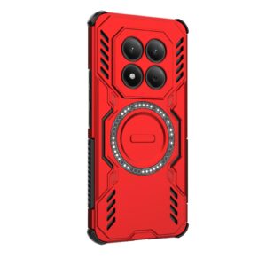 Xiaomi Redmi Note 15 Pro 4G Butterfly Armor MagSafe Magnetic Ring Shockproof Red-Θήκη Σκληρή