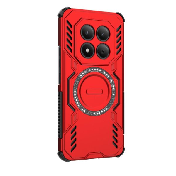 Xiaomi Redmi Note 15 Pro 4G Butterfly Armor MagSafe Magnetic Ring Shockproof Red-Θήκη Σκληρή