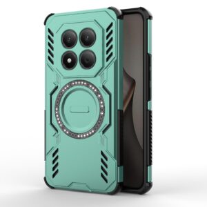 Xiaomi Redmi Note 15 Pro 4G Butterfly Armor MagSafe Magnetic Ring Shockproof Light Green-Θήκη Σκληρή