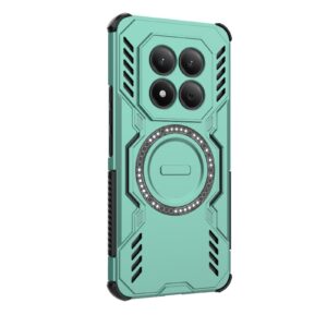 Xiaomi Redmi Note 15 Pro 4G Butterfly Armor MagSafe Magnetic Ring Shockproof Light Green-Θήκη Σκληρή