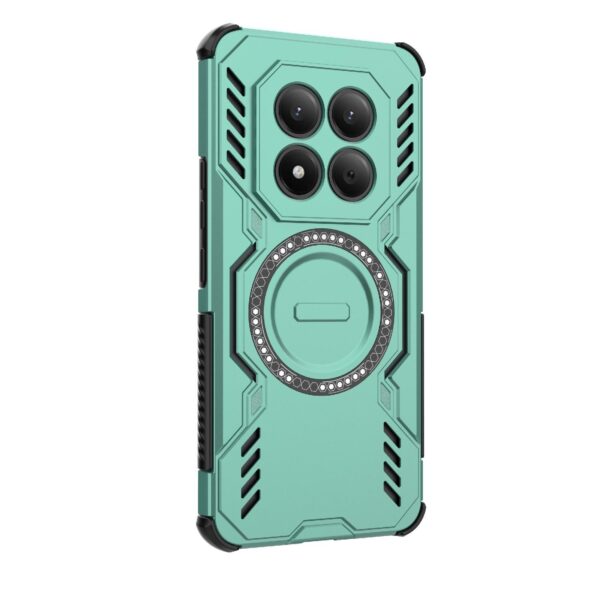 Xiaomi Redmi Note 15 Pro 4G Butterfly Armor MagSafe Magnetic Ring Shockproof Light Green-Θήκη Σκληρή