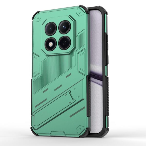 Xiaomi Redmi Note 15 Pro 5G Punk Armor 2 in 1 PC + TPU with Holder Green-Θήκη Σκληρή