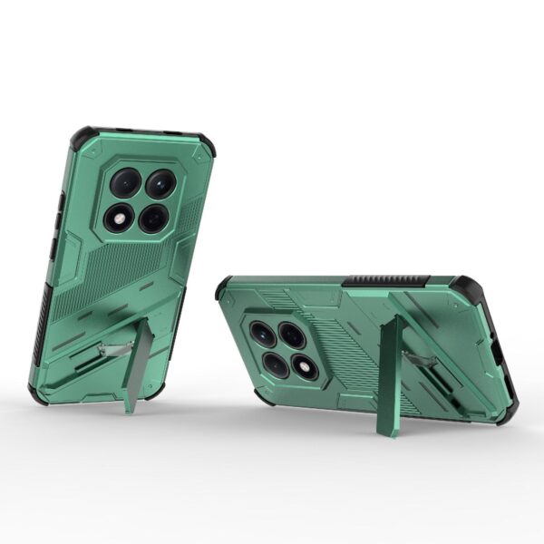 Xiaomi Redmi Note 15 Pro 5G Punk Armor 2 in 1 PC + TPU with Holder Green-Θήκη Σκληρή