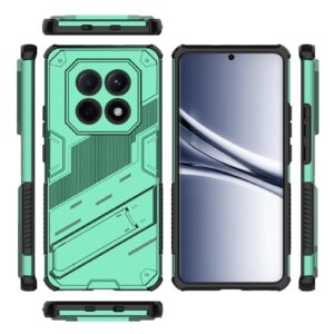 Xiaomi Redmi Note 15 5G Punk Armor 2 in 1 PC + TPU with Holder Green-Θήκη Σκληρή
