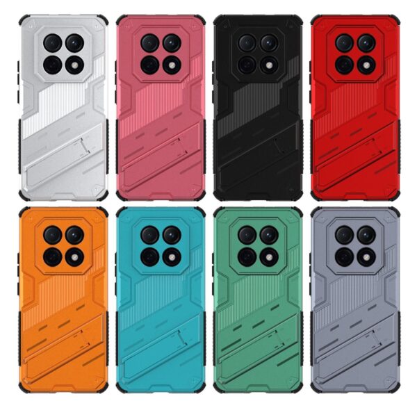 Xiaomi Redmi Note 15 5G Punk Armor 2 in 1 PC + TPU with Holder Green-Θήκη Σκληρή