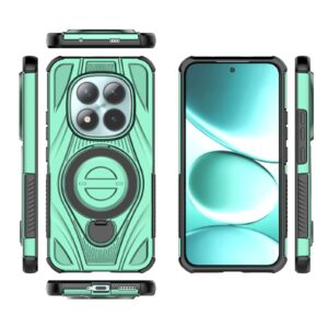 Xiaomi Redmi Note 15 Pro+ 5G Star Ring Metallic Pivot Bracket Magnetic Green-Θήκη Σκληρή