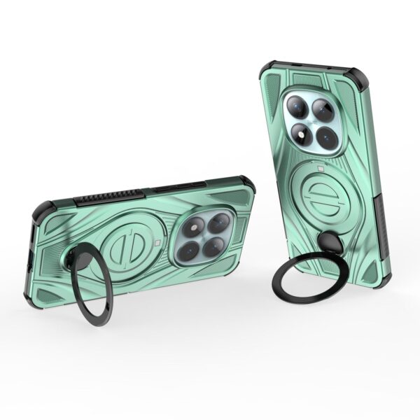 Xiaomi Redmi Note 15 Pro+ 5G Star Ring Metallic Pivot Bracket Magnetic Green-Θήκη Σκληρή