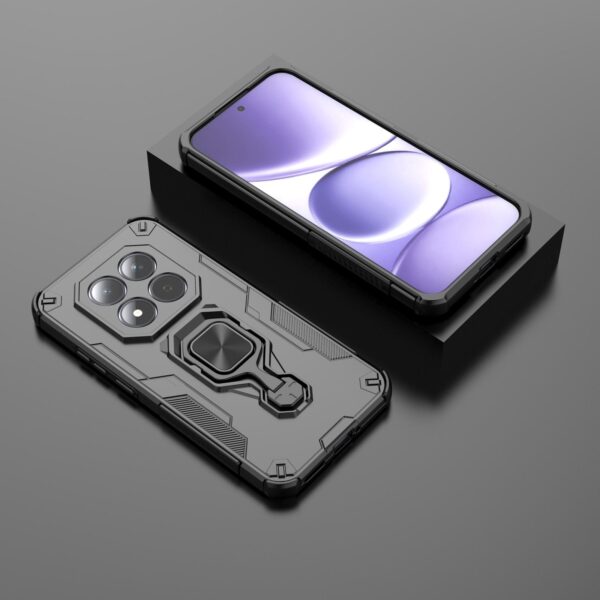 Xiaomi Redmi Note 15 Pro 5G Metal Kickstand TPU Hybrid PC Black-Θήκη Σκληρή