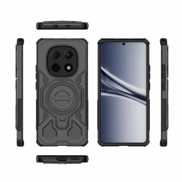 Xiaomi Redmi Note 15 5G Solid Color MagSafe Magnetic TPU+PC Black-Θήκη Σκληρή