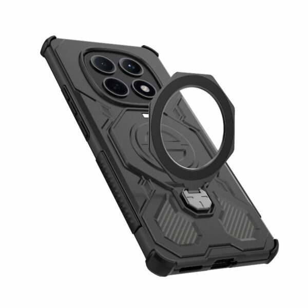 Xiaomi Redmi Note 15 5G Solid Color MagSafe Magnetic TPU+PC Black-Θήκη Σκληρή