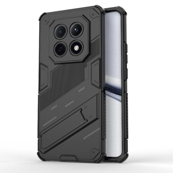 Xiaomi Redmi Note 15 5G Punk Armor 2 in 1 PC + TPU with Holder Black-Θήκη Σκληρή