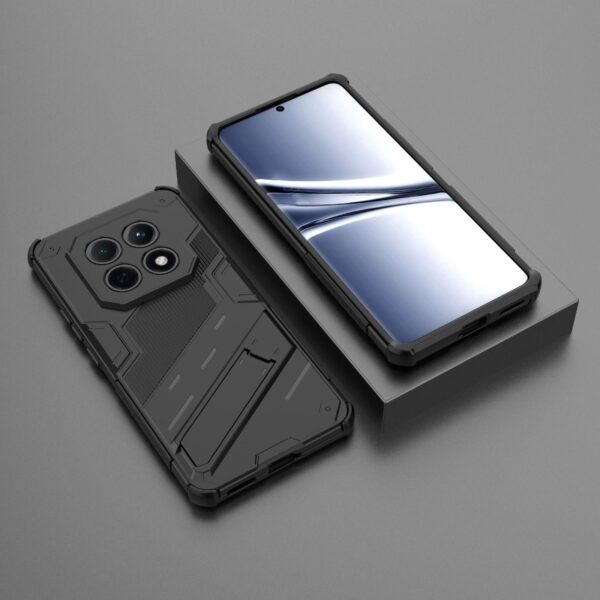 Xiaomi Redmi Note 15 5G Punk Armor 2 in 1 PC + TPU with Holder Black-Θήκη Σκληρή