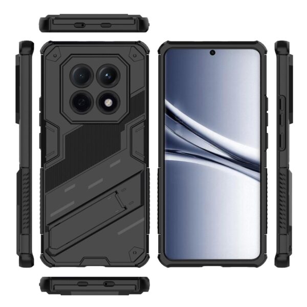 Xiaomi Redmi Note 15 5G Punk Armor 2 in 1 PC + TPU with Holder Black-Θήκη Σκληρή