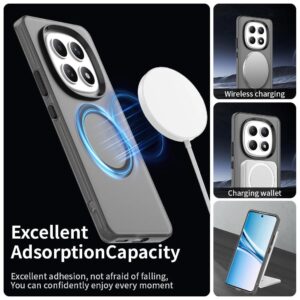 Xiaomi Redmi Note 15 5G / 4G Candy Magsafe PC Hybrid TPU Black-Θήκη Σιλικόνης