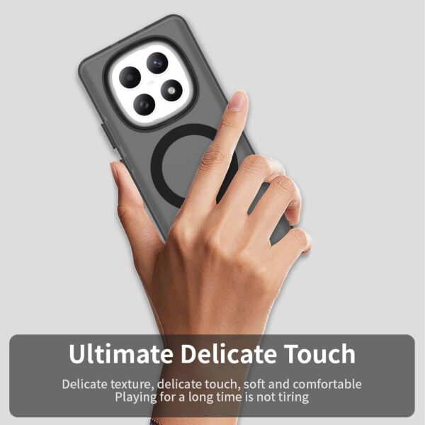 Xiaomi Redmi Note 15 5G / 4G Candy Magsafe PC Hybrid TPU Black-Θήκη Σιλικόνης