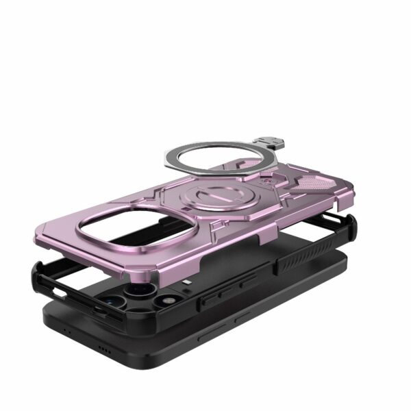 Xiaomi Redmi Note 15 Pro 5G Solid Color MagSafe Magnetic TPU+PC Pink-Θήκη Σκληρή