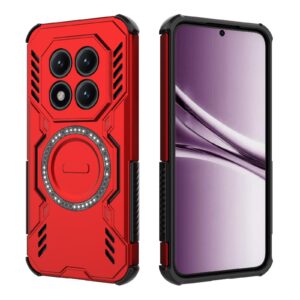 Xiaomi Redmi Note 15 Pro+ 5G Butterfly Armor MagSafe Magnetic Ring Shockproof Red-Θήκη Σκληρή