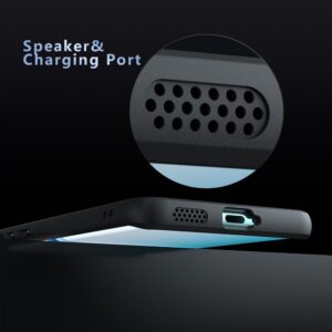 Xiaomi Redmi Note 15 5G Armor Precise Hole PC Hybrid TPU rosted Black-Θήκη Σιλικόνης