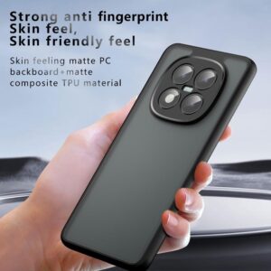 Xiaomi Redmi Note 15 5G Armor Precise Hole PC Hybrid TPU rosted Black-Θήκη Σιλικόνης