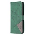 Binfen Xiaomi Redmi Note 15 Pro 4G Magnetic Buckle Rhombus Texture Leather Green-Θήκη Βιβλίο