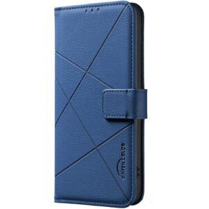 Binfen Xiaomi Redmi Note 15 5G Geometric Pattern RFID Leather Blue-Θήκη Σκληρή