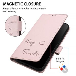 Xiaomi Redmi Note 15 Pro+ 5G Smile Embossing RFID Leather Pink-Θήκη Βιβλίο