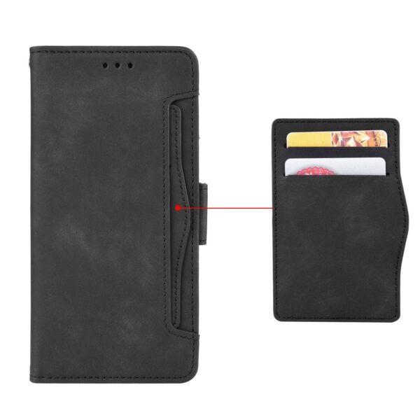 Xiaomi Redmi Note 15 Pro+ 5G /Poco M8 Pro 5G Skin Feel Calf Texture Card Slots Leather Black-Θήκη Βιβλίο