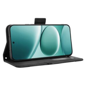 Xiaomi Redmi Note 15 Pro+ 5G /Poco M8 Pro 5G Skin Feel Calf Texture Card Slots Leather Black-Θήκη Βιβλίο