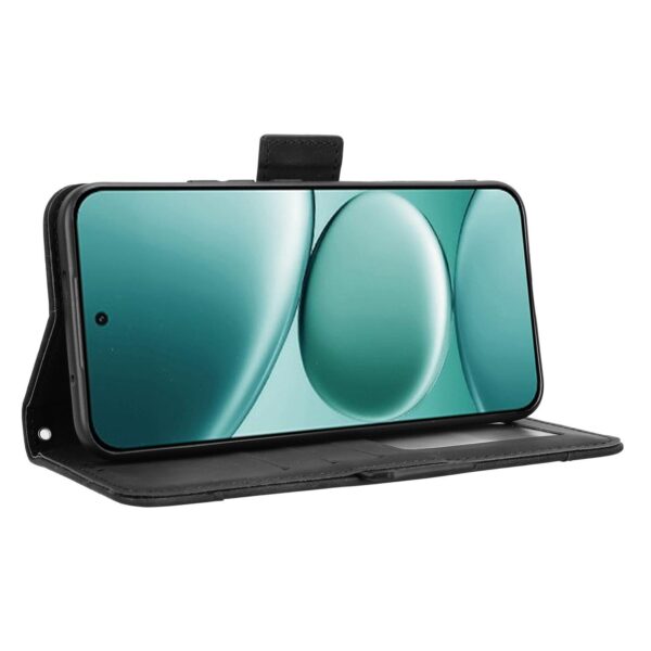 Xiaomi Redmi Note 15 Pro+ 5G /Poco M8 Pro 5G Skin Feel Calf Texture Card Slots Leather Black-Θήκη Βιβλίο