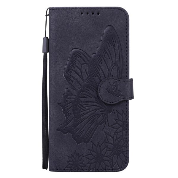 Xiaomi Redmi Note 15 Pro+ 5G Retro Skin Feel Butterflies Embossing Horizontal Flip Leather Black-Θήκη Βιβλίο