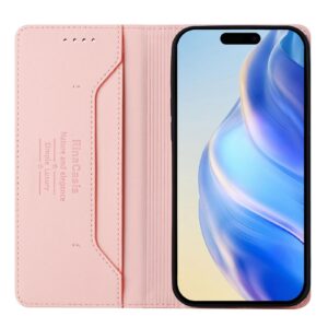 Xiaomi Redmi Note 15 Pro 5G RC01 Dual-Folded Magnetic Suction RFID Leather Pink-Θήκη Βιβλίο