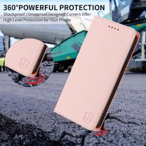 Xiaomi Redmi Note 15 Pro 5G RC01 Dual-Folded Magnetic Suction RFID Leather Pink-Θήκη Βιβλίο