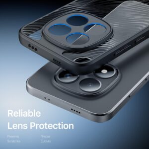 Dux Dusis Xiaomi Redmi Note 15 Pro 5G Series TPU + PC Frosted Feel Black-Θήκη Σιλικόνης