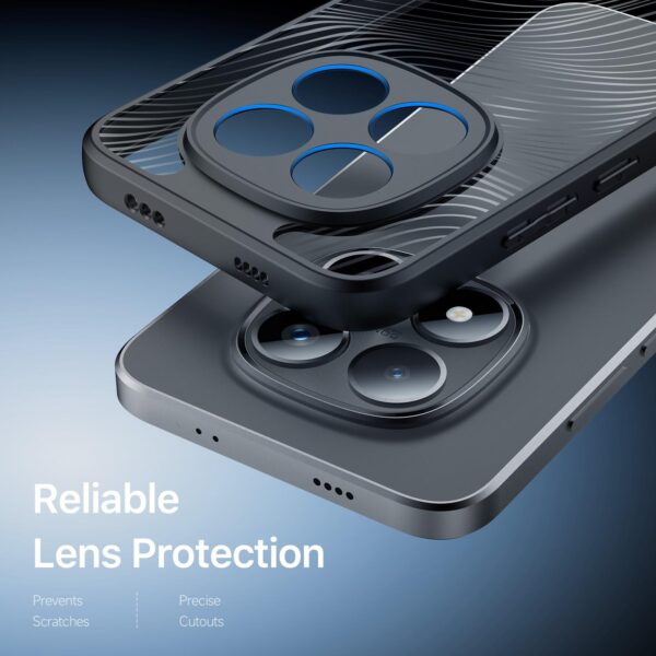 Dux Dusis Xiaomi Redmi Note 15 Pro 5G Series TPU + PC Frosted Feel Black-Θήκη Σιλικόνης