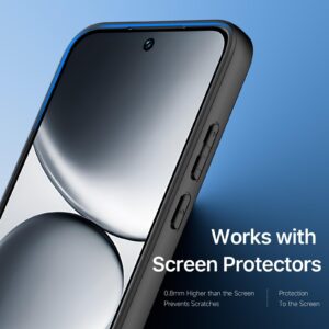Dux Dusis Xiaomi Redmi Note 15 Pro 5G Series TPU + PC Frosted Feel Black-Θήκη Σιλικόνης