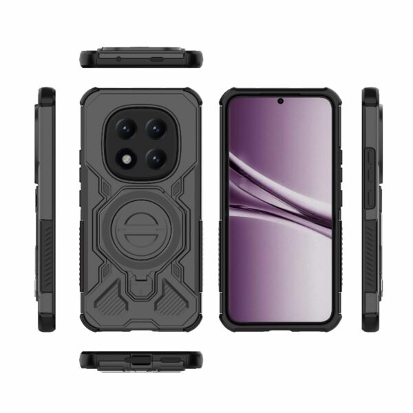 Xiaomi Redmi Note 15 Pro+ 5G Solid Color MagSafe Magnetic TPU+PC Black-Θήκη Σκληρή
