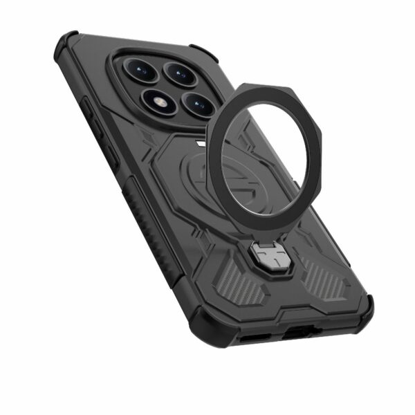 Xiaomi Redmi Note 15 Pro+ 5G Solid Color MagSafe Magnetic TPU+PC Black-Θήκη Σκληρή