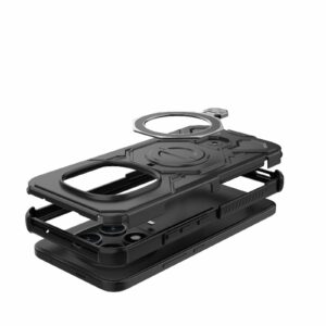 Xiaomi Redmi Note 15 Pro+ 5G Solid Color MagSafe Magnetic TPU+PC Black-Θήκη Σκληρή