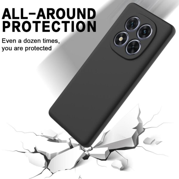 Xiaomi Redmi Note 15 Pro+ 5G / Poco M8 Pro 5G Solid Color Liquid Silicone Dropproof Full Coverage Black-Θήκη Σιλικόνης