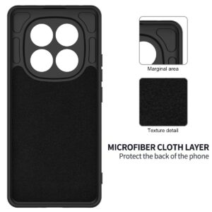 Xiaomi Redmi Note 15 Pro+ 5G / Poco M8 Pro 5G Solid Color Liquid Silicone Dropproof Full Coverage Black-Θήκη Σιλικόνης