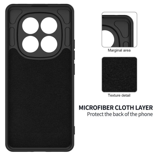 Xiaomi Redmi Note 15 Pro+ 5G / Poco M8 Pro 5G Solid Color Liquid Silicone Dropproof Full Coverage Black-Θήκη Σιλικόνης