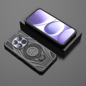 Xiaomi Redmi Note 15 Pro 5G Star Ring Metallic Pivot Bracket Magnetic Black-Θήκη Σιλικόνης