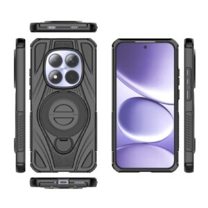 Xiaomi Redmi Note 15 Pro 5G Star Ring Metallic Pivot Bracket Magnetic Black-Θήκη Σιλικόνης