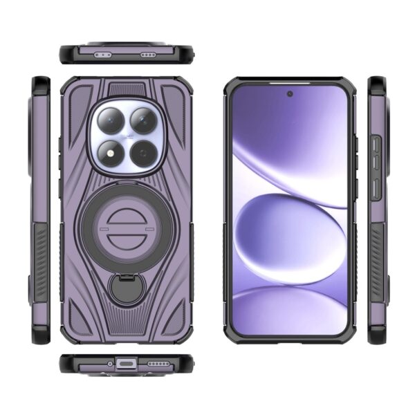 Xiaomi Redmi Note 15 Pro 5G Star Ring Metallic Pivot Bracket Magnetic Purple-Θήκη Σκληρή