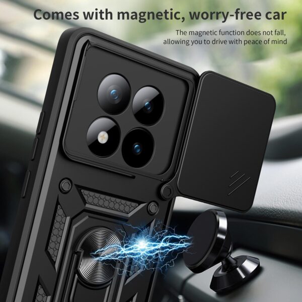 Xiaomi Redmi Note 15 Pro+ 5G Sliding Camera Cover Design TPU+PC Green-Θήκη Σκληρή