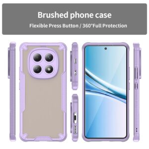 Xiaomi Redmi Note 15 4G / 5G Armor Glaze PC Hybrid TPU Purple-Θήκη Σιλικόνης