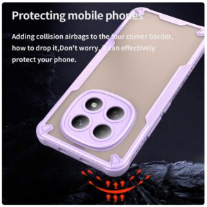 Xiaomi Redmi Note 15 4G / 5G Armor Glaze PC Hybrid TPU Purple-Θήκη Σιλικόνης