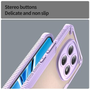 Xiaomi Redmi Note 15 4G / 5G Armor Glaze PC Hybrid TPU Purple-Θήκη Σιλικόνης